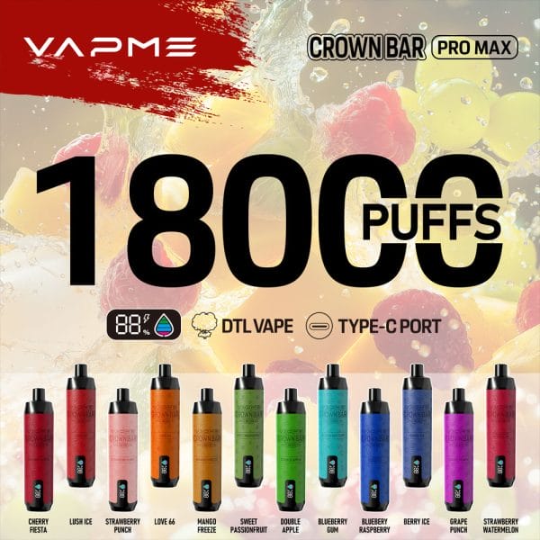 Vapme Crown Bar 18000-Categories-Thumbnail