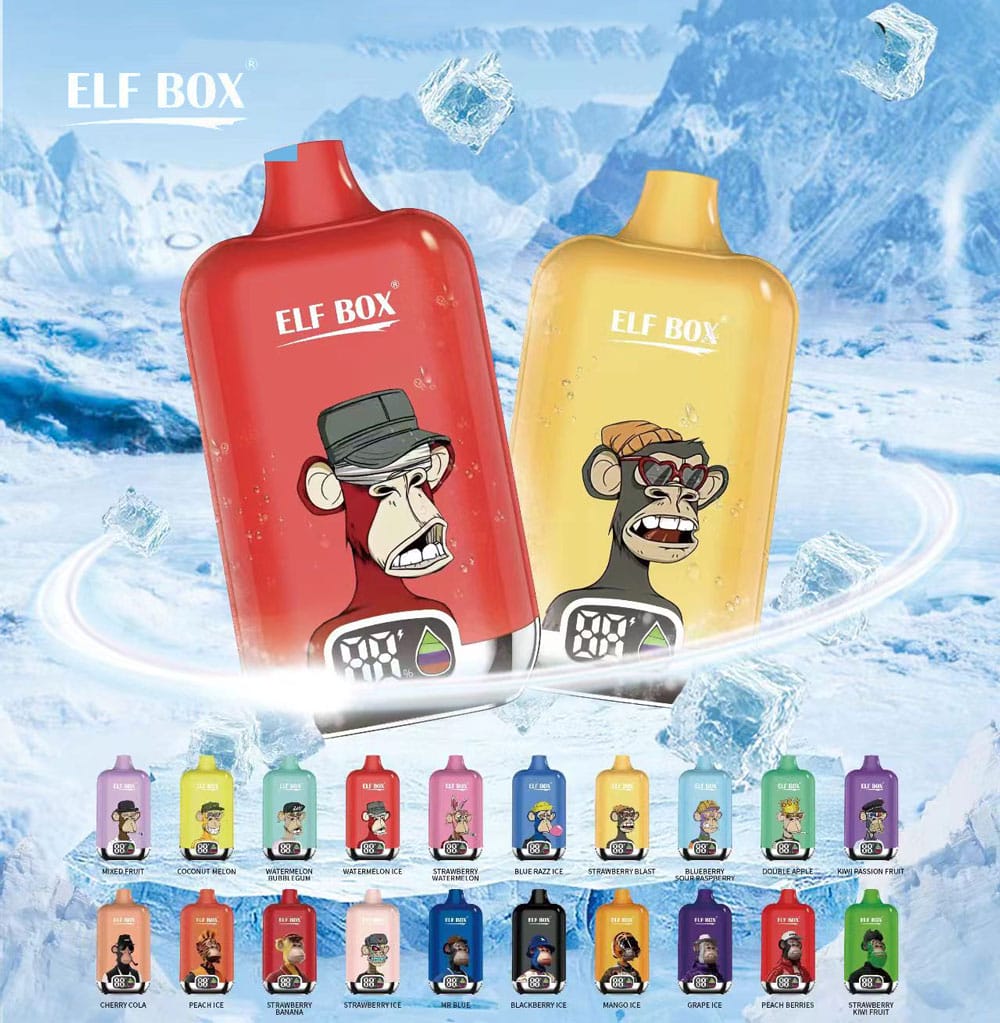 Elf Box Digital Box 12000 Puffs Einweg Vape instock fast ship