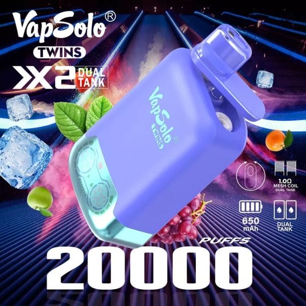 Vapsolo Twins 20000 Puffs Categories Thumbnail