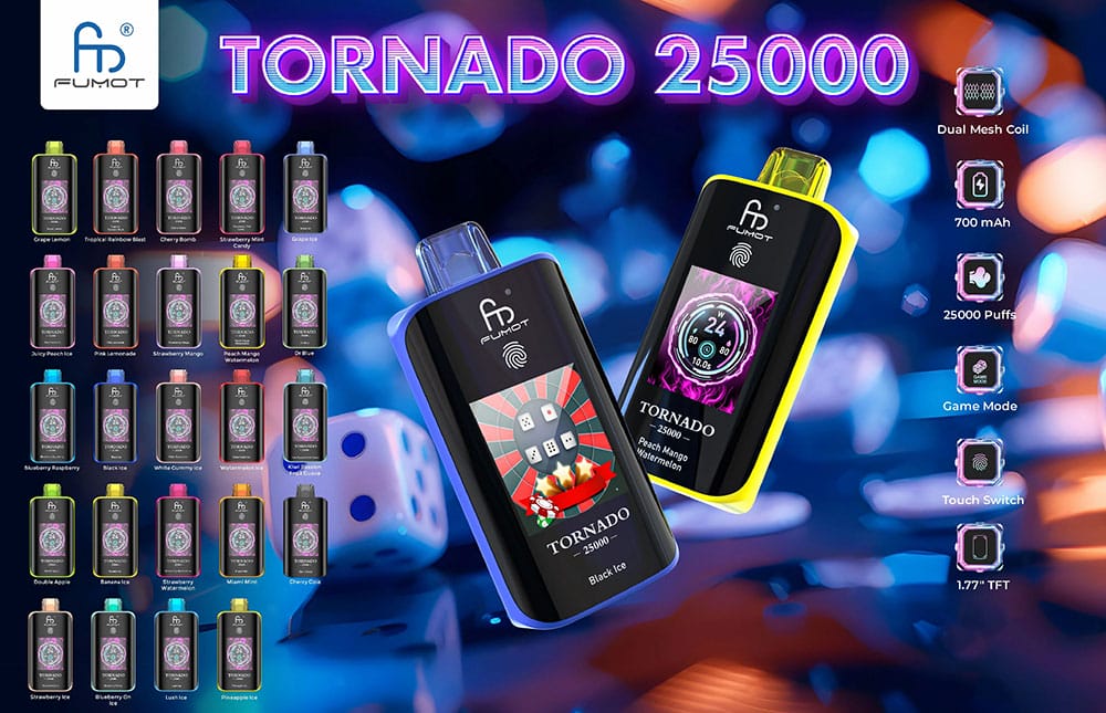 fumot vape randm tornado 25000 puffs vapes banner2