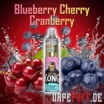 A tantalizing trio of blueberry, cherry, and cranberry flavors from the Randm Tornado 7000, surrounded by splashes of juicy freshness.