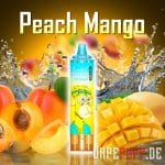 Exotic peach mango vapes flavor in RandM Tornado 15000, featuring a tropical fruity mix for an exhilarating vaping experience.