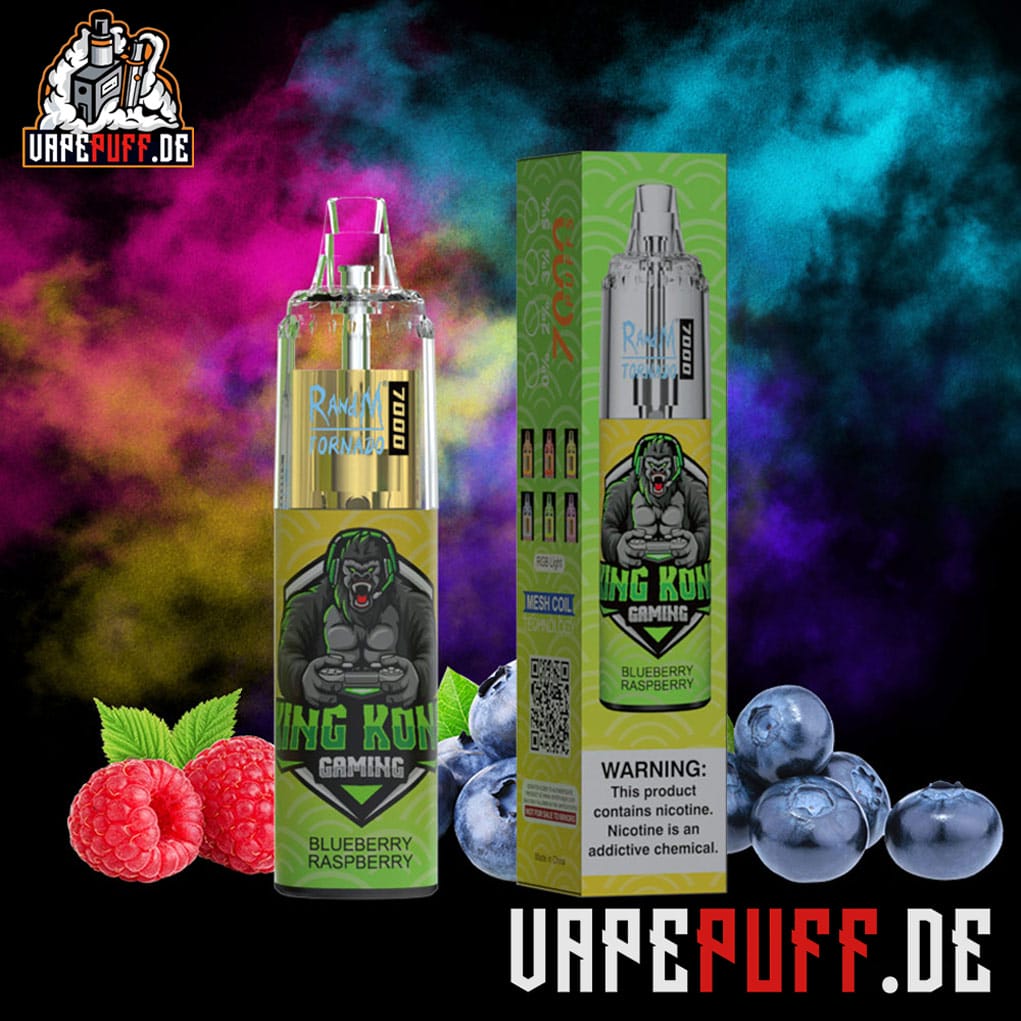 RandM-Tornado-gorilla vape 7000-Blueberry-Raspberry