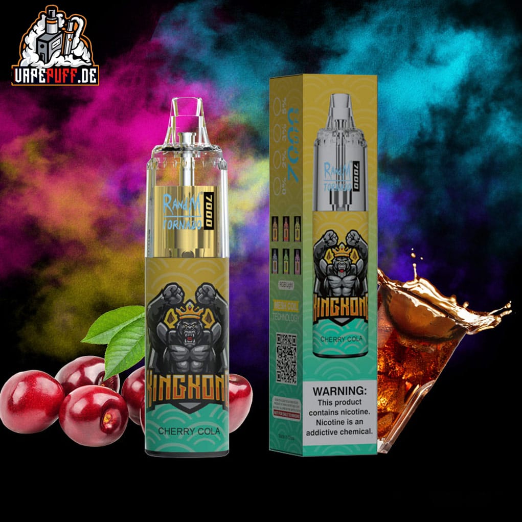 RandM-Tornado-gorilla vape 7000-Cherry-Colo