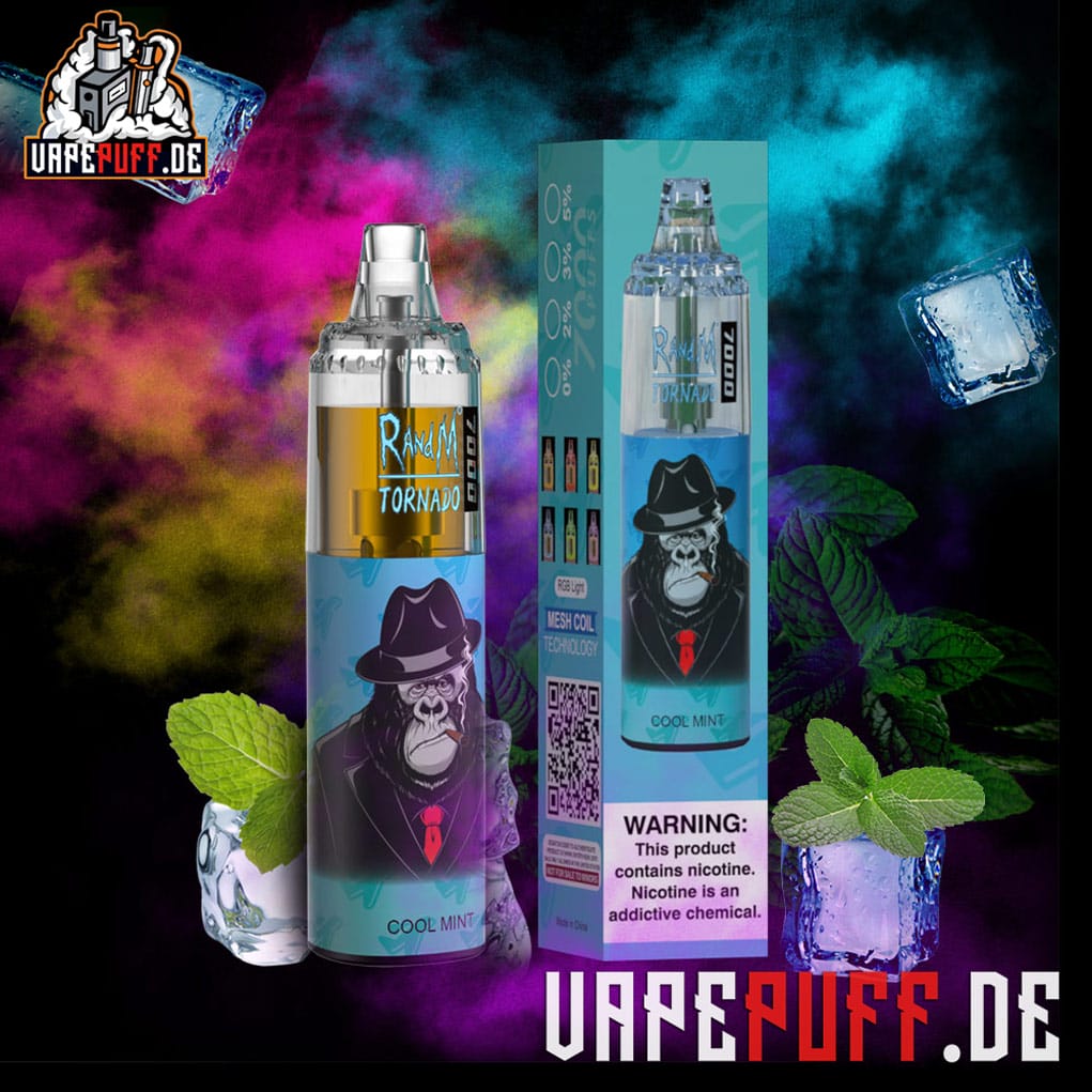 RandM-Tornado-gorilla vape 7000-Cool-Mint