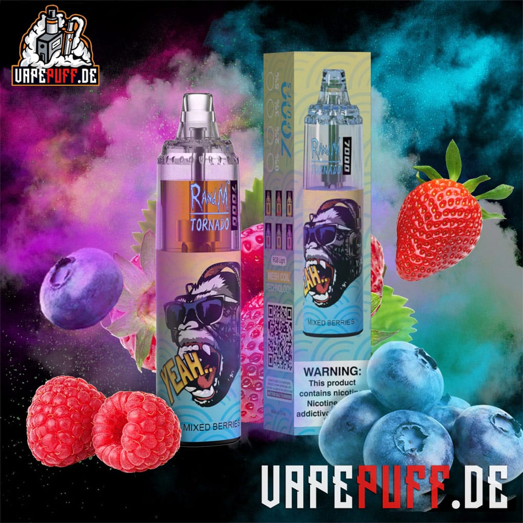 RandM-Tornado-gorilla vape 7000-Mixed-Berries