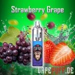 Juicy red and purple grapes join luscious strawberries, enhanced by the sleek Randm Tornado 7000 vape.