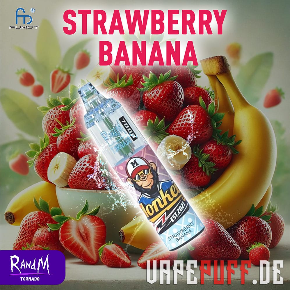 StrawberryBanana-randm tornado 7000-10pack