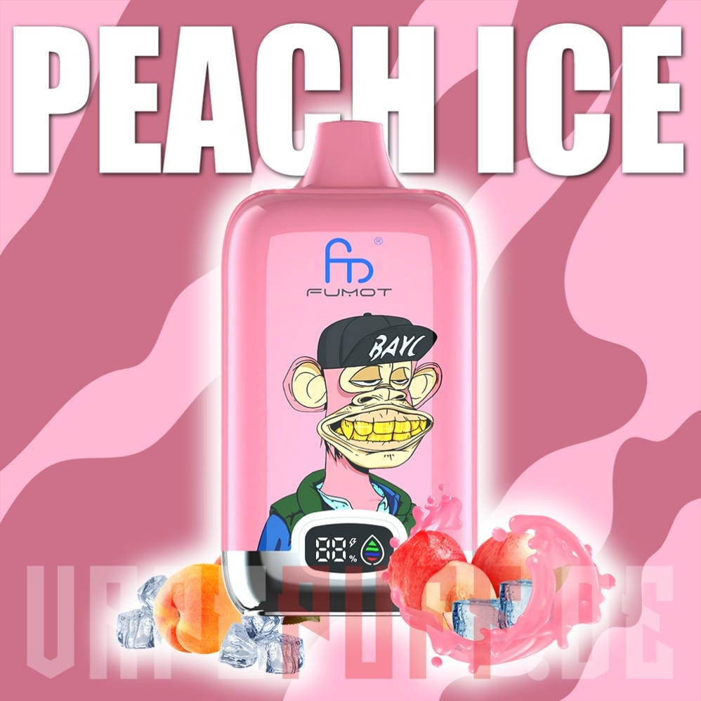 randm tornado 12000 puffs Peach ice