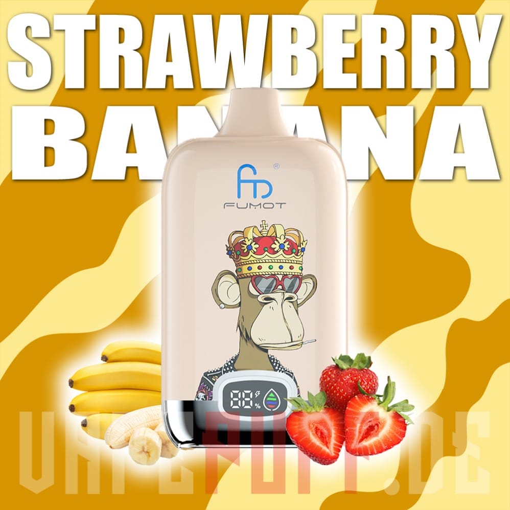 randm tornado 12000 puffs Strawberry Banana