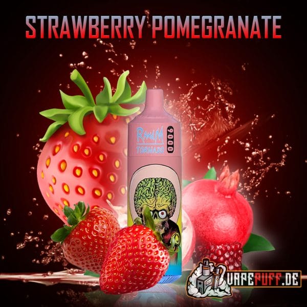 randm tornado 9000 strawberry pomegranate